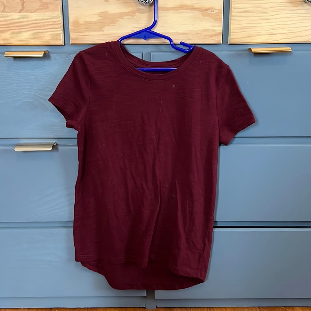 Girls maroon top